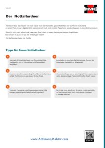 - AMB Checkliste fuer den Notfallordner pdf