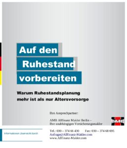 - AMB Leitfaden zur Ruhestandsplanung pdf