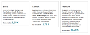 Elektronikversicherung-Beitragstabelle - Tipps und Fakten von Allfinanz-Makler.com